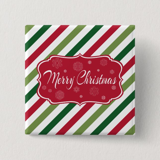 Merry Christmas Button (Front)
