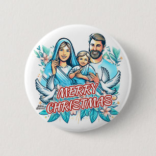 Merry Christmas  Button