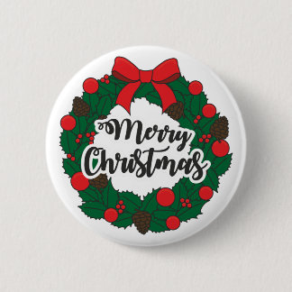 Merry christmas button