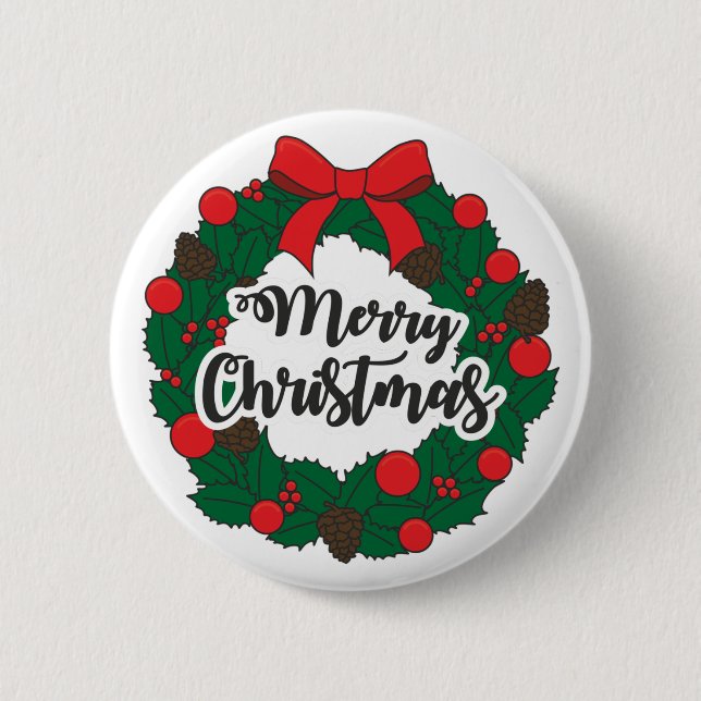 Merry christmas button (Front)