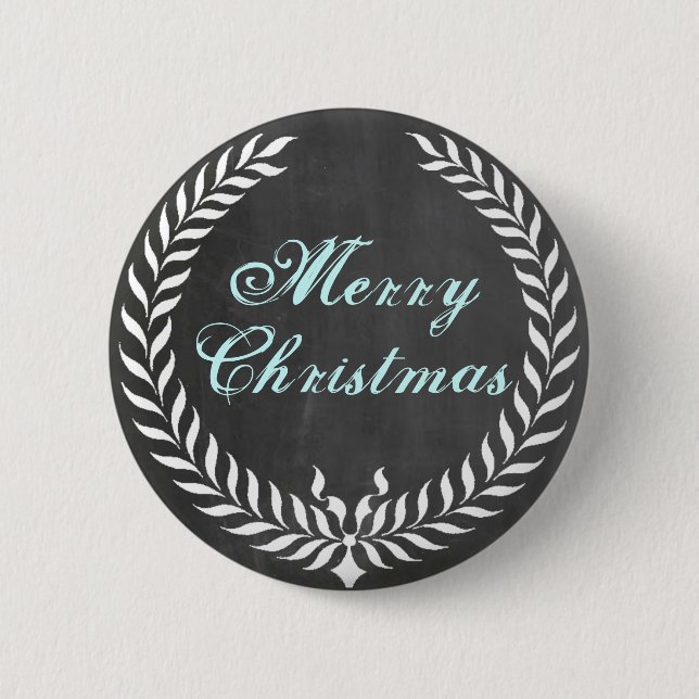 Merry Christmas Button (Front)