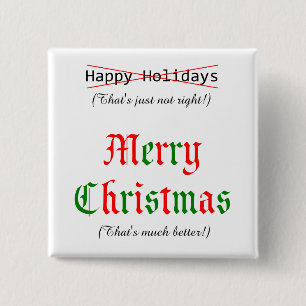 Merry Christmas Button