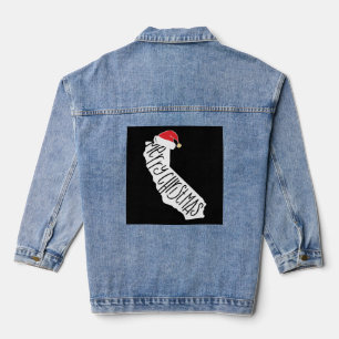 Merry Christmas California Denim Jacket