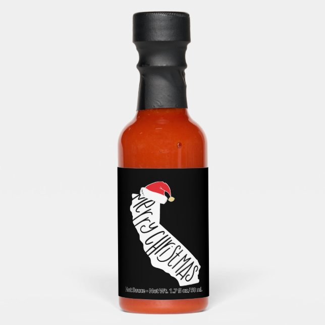 Merry Christmas California   Hot Sauces (Front)