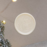 Merry Christmas Calligraphy Flourish Family Name Wax Seal Stamp<br><div class="desc">An elegant wax stamper with a chic Christmas design. This Christmas wax stamper features "Merry Christmas" in chic hand-lettering. The elegant script is decorated with calligraphy flourishes - one of them forms a whimsical heart. Below, your family name and the year are printed in classic serif capitals. Before using the...</div>