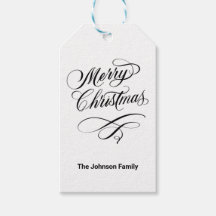 Merry Christmas Calligraphy