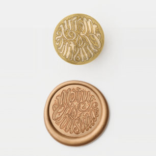 Merry Christmas Calligraphy Wax Seal Stamp