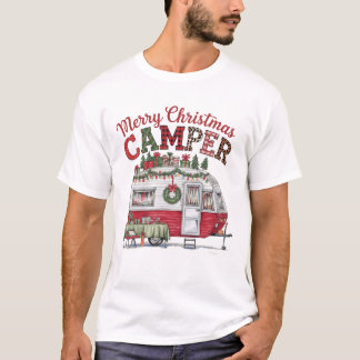 Merry Christmas camper tshirt