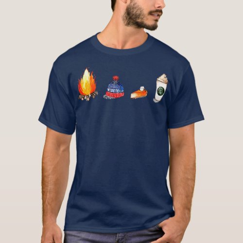 Merry Christmas Campfire Beanies T_Shirt