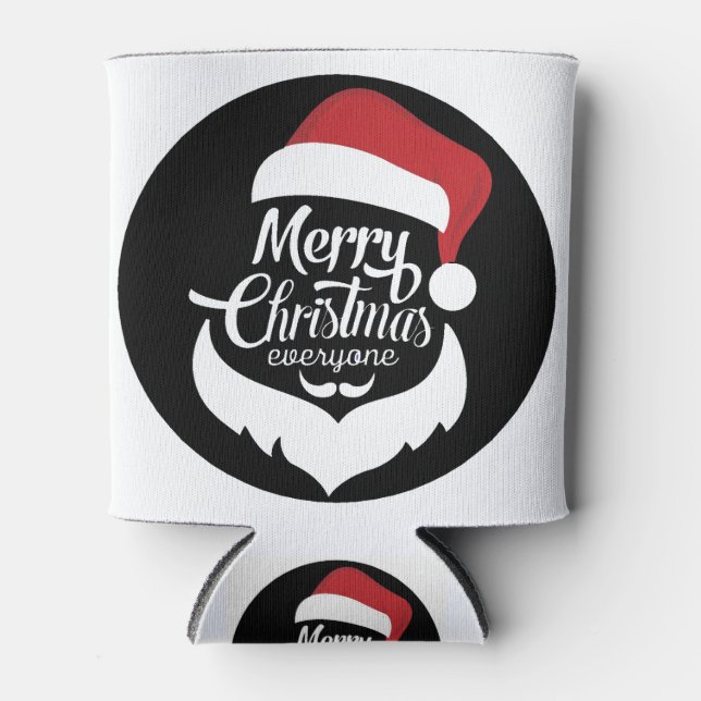 Merry Christmas Can Cooler (Front)