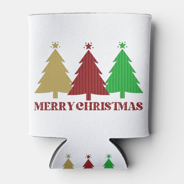 Merry Christmas Can Cooler (Front)