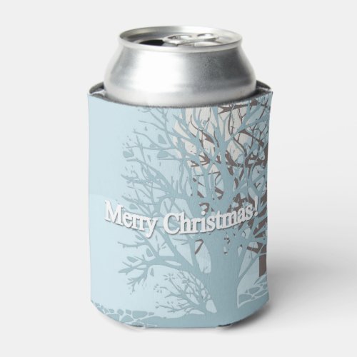 Merry Christmas Can Cooler