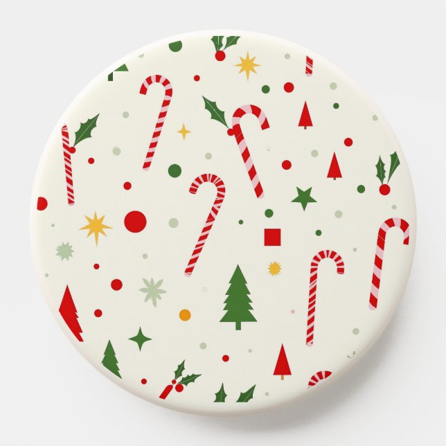 Merry Christmas Candy Cane PopSocket (Popsocket)
