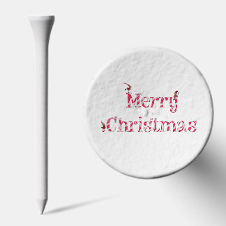 Merry Christmas Candy Cane Winter Gnomes Custom Golf Tees