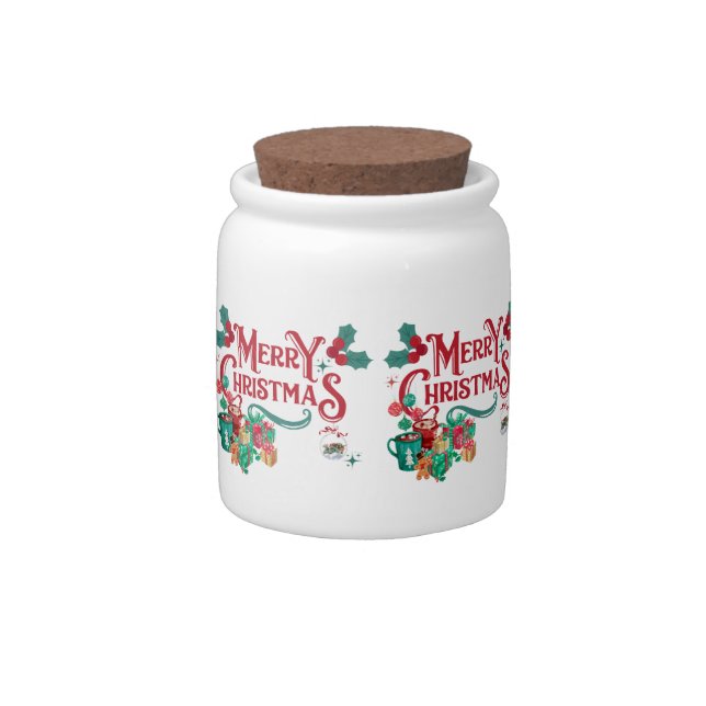 merry christmas candy jar (Right)