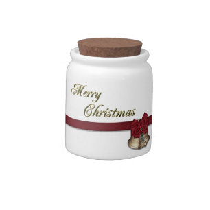 Merry Christmas Candy Jar