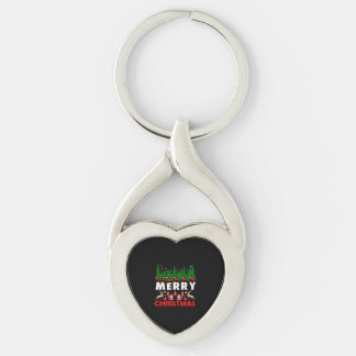 Merry Christmas Canvas Christian Christmas Jesus Keychain