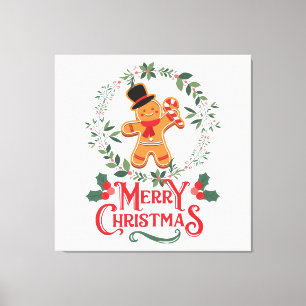 Merry Christmas Canvas Print