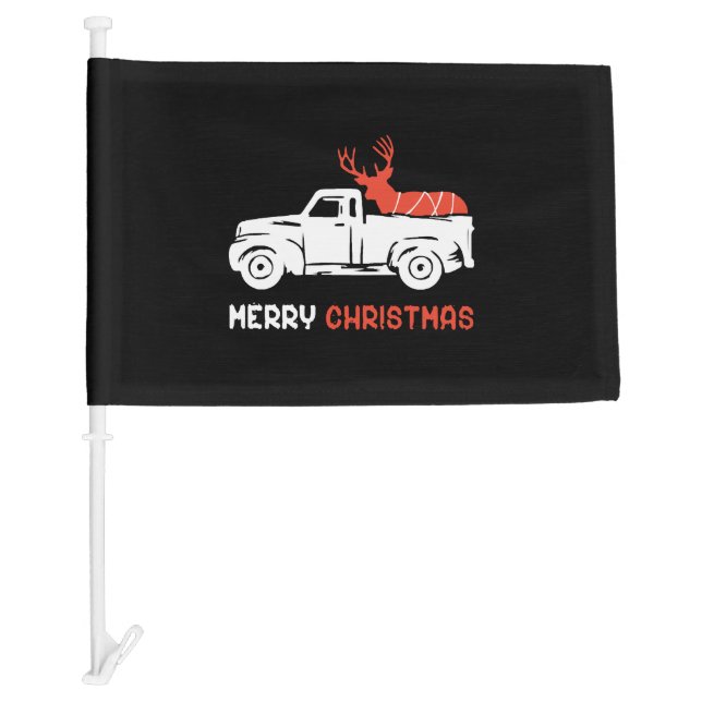MERRY CHRISTMAS                        CAR FLAG (Front)