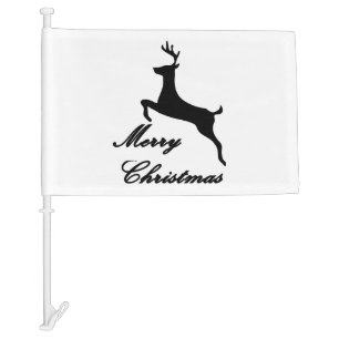 Merry Christmas Car Flag