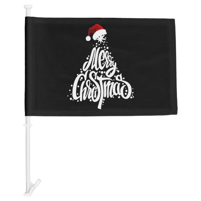 Merry Christmas                              Car Flag (Front)