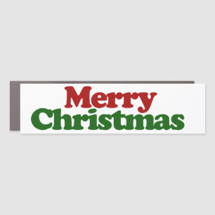 Merry Christmas Car Magnet