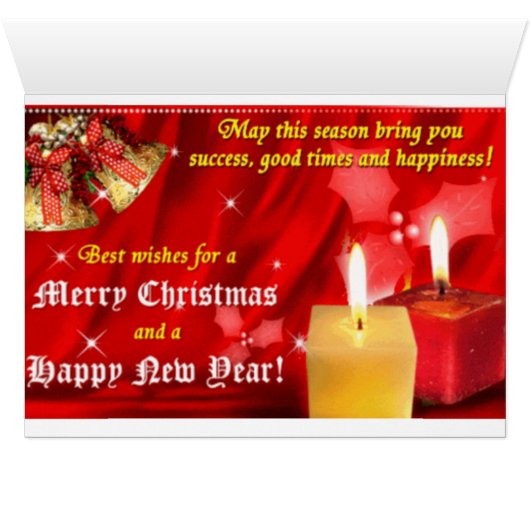 Merry Christmas Card (Inside Horizontal (Bottom))