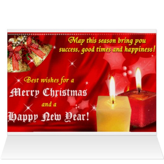 Merry Christmas Card (Inside Horizontal (Top))