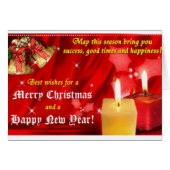 Merry Christmas Card (Front Horizontal)