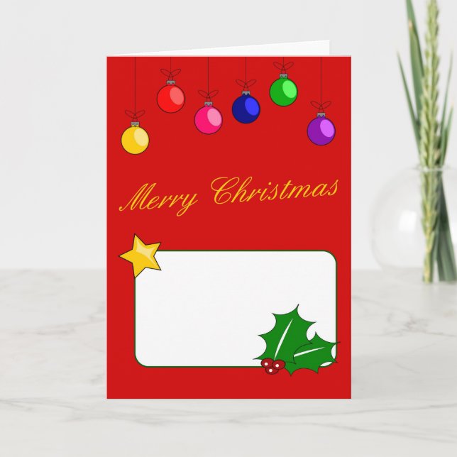 Merry Christmas Card (Front)