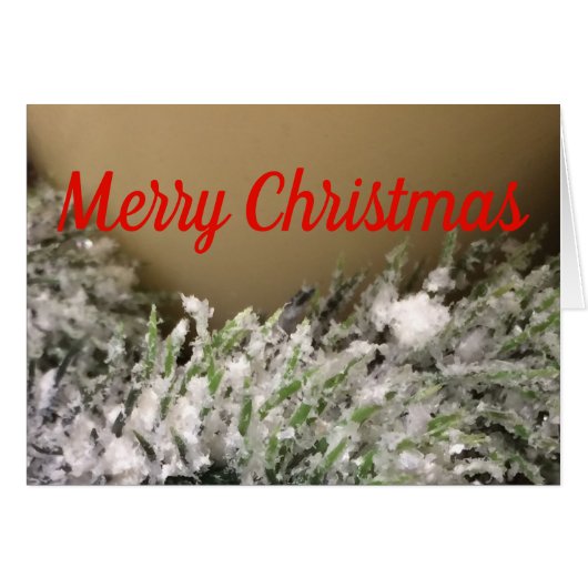 Merry Christmas, card (Front Horizontal)