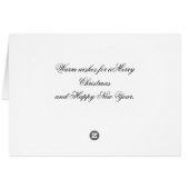 Merry Christmas Card (Back Horizontal)