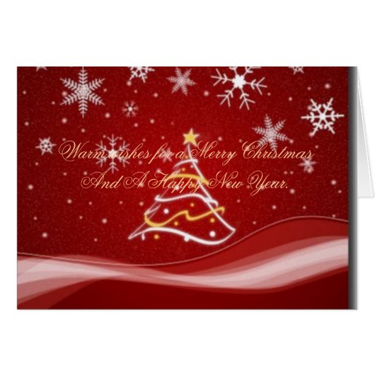 Merry Christmas Card (Front Horizontal)
