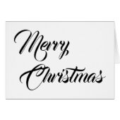 Merry Christmas, card (Front Horizontal)
