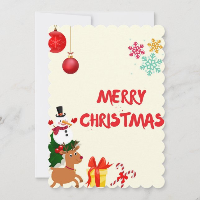 MERRY CHRISTMAS CARD (Front)