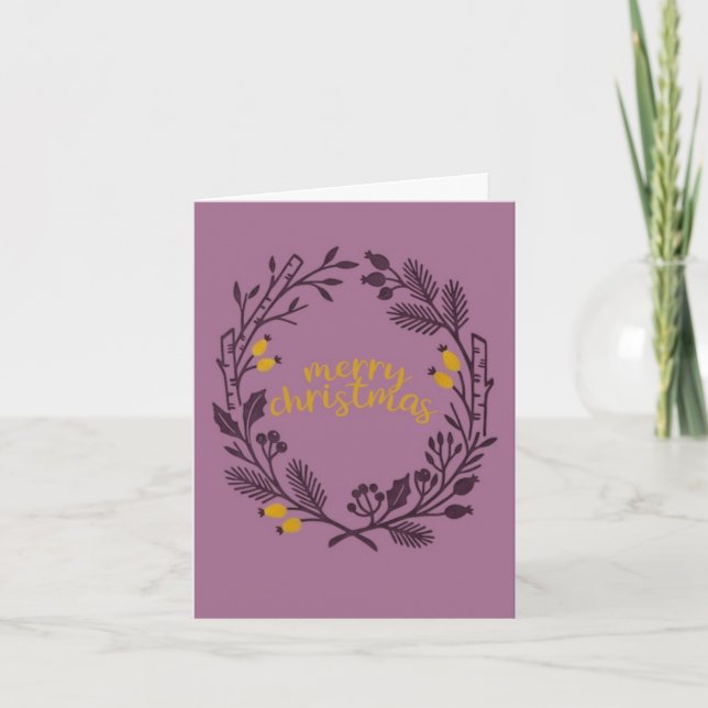 Merry Christmas Card (Front)