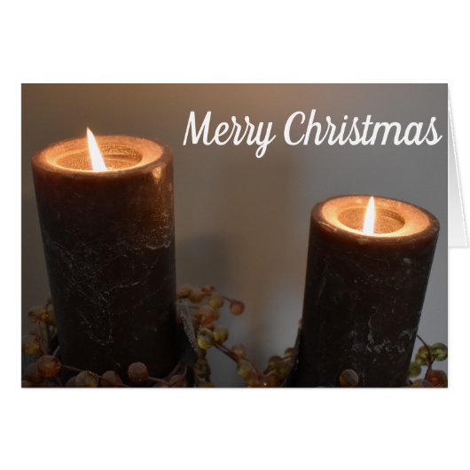 Merry Christmas, card (Front Horizontal)