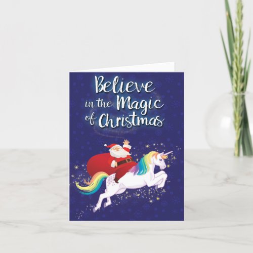 Merry Christmas Card _ Believe in the Magic