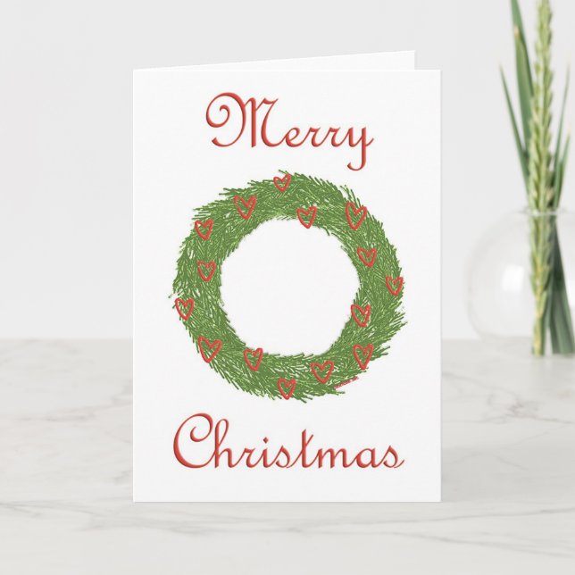 Merry Christmas card - blank (Front)