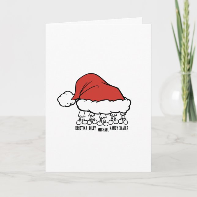 Merry Christmas Card |  From the Five of Us  (Front)