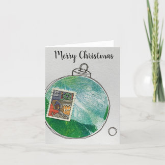 Merry Christmas Card - hand drawn ornament 2020-5
