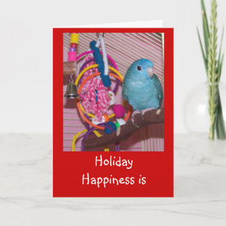 Merry Christmas card, Happy holidays Linnie Parake Holiday Card