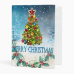 Merry Christmas card Mini Binder