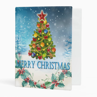 Merry Christmas card Mini Binder