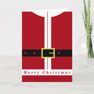 Merry Christmas Card Santa Claus