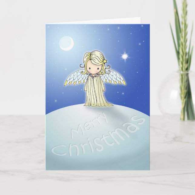 Merry Christmas Card Sweet Angel (Front)