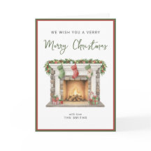 Merry Christmas cardboard