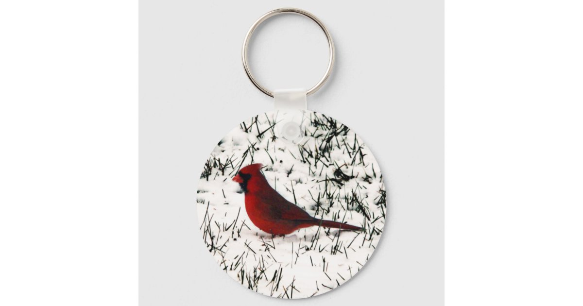 Cardinal Keychain