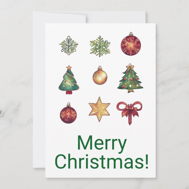Merry Christmas cards (Front)