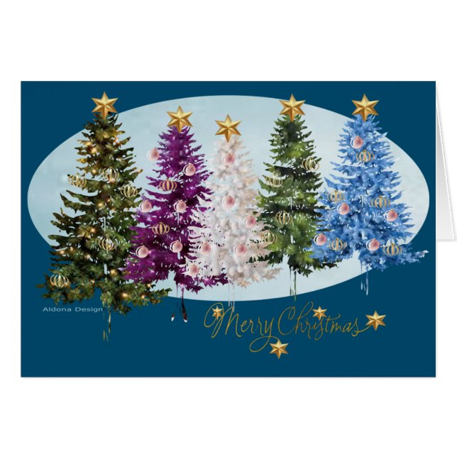 Merry Christmas  Cards (Front Horizontal)
